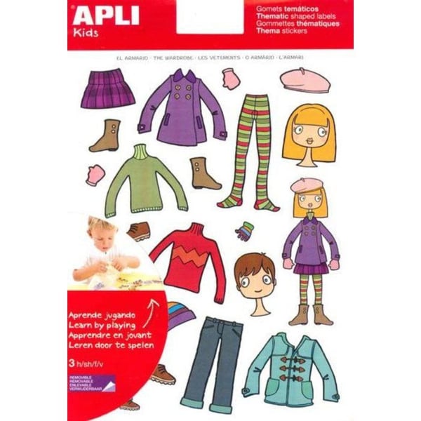 Apli Agipa - Klistermärken Kläder x 66
