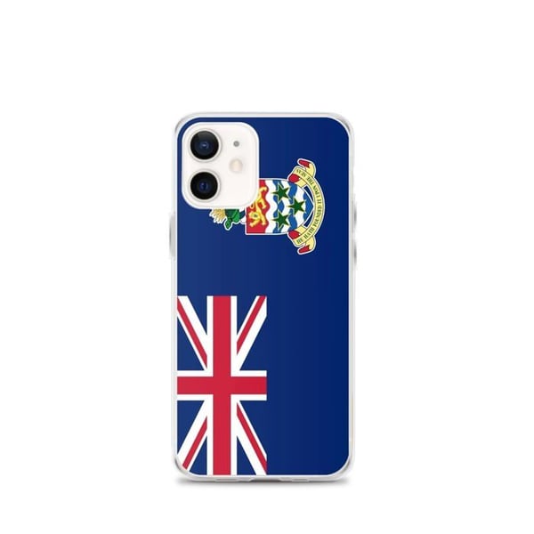 Telefonfodral - PIXELFORMA - Caymanöarna flagga - Kompatibel med iPhone 12 mini - Flexibel - Hållbar och stöttålig