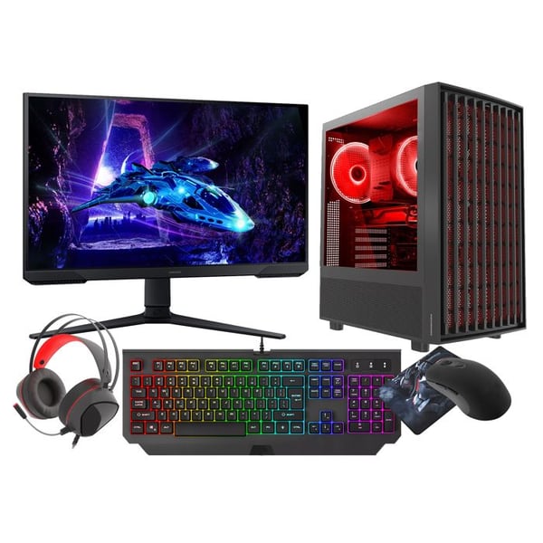 VIST PC Gaming Ryzen 7 8700F - RAM 32Go - RTX 5070 - SSD 1To M.2 - WIFI - LCD 24 - W11