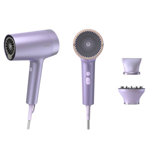 Hårfön - PHILIPS - BHD 720/10 - 1800 W - Jonisering - Diffusor & koncentrator