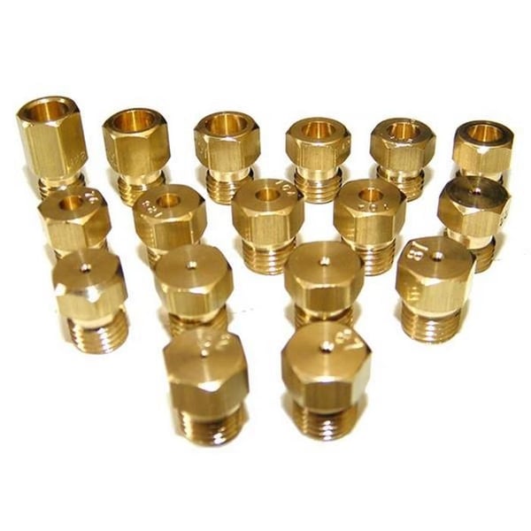 Komplett injektor kit, gasbrännare för naturgas - butan - propan Ugn, spis C00254296 INDESIT, ARISTON HOTPOINT, WHIRLPOOL