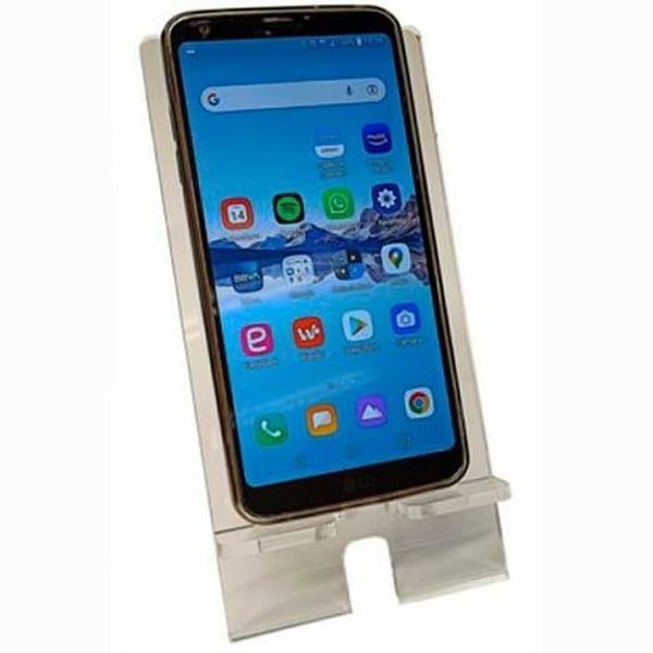 Stöd för mobiltelefon - Arkiv 2000 - Transparent - Metakrylat - 8x9x16,5 cm - Flerfärgad