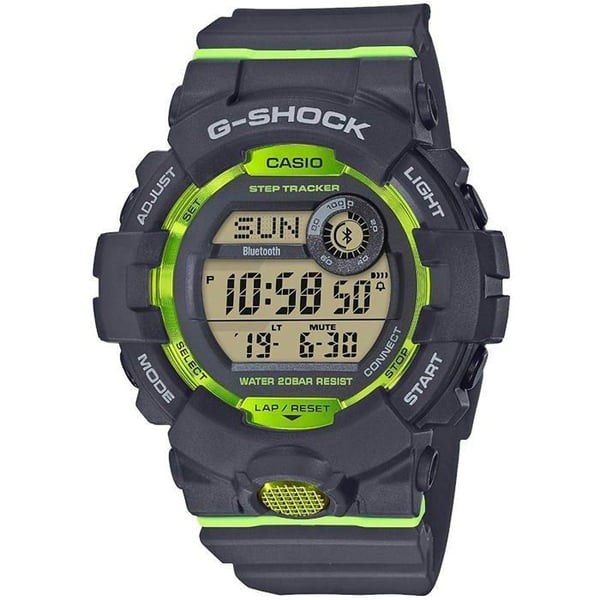 CASIO G-SHOCK Grey Resin Watch - Kvarts - Mineralglas - Digital - Vuxen - Rund