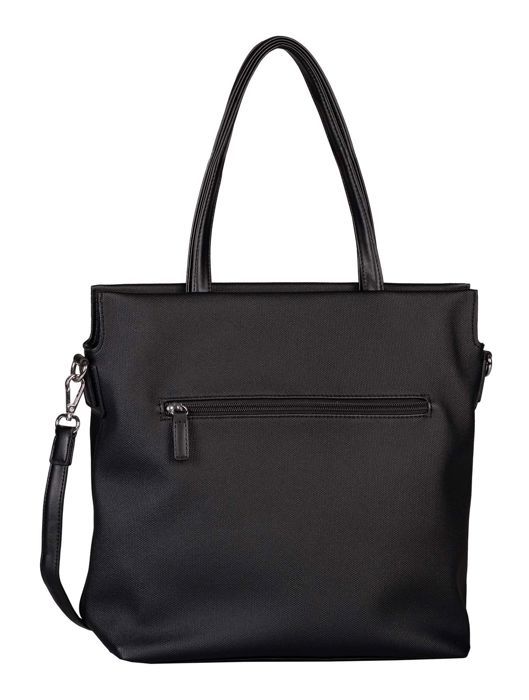 Skuldertaske - TOM TAILOR - Rosa Zip Shopper M - Sort - 32x23 cm - 100% polyurethan