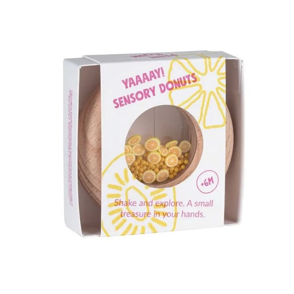 Sensorisk donut i trä - Citrusar
