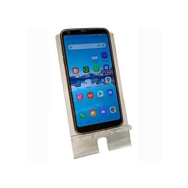 Stöd för mobiltelefon - Arkiv 2000 - Transparent - Metakrylat - 8x9x16,5 cm - Flerfärgad