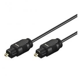 TosLink optisk digital ljudkabel Ø 2 mm, 10m