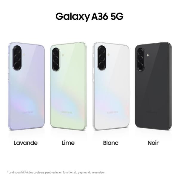 SAMSUNG Galaxy A36 5G Smartphone 256 Go Lavendel