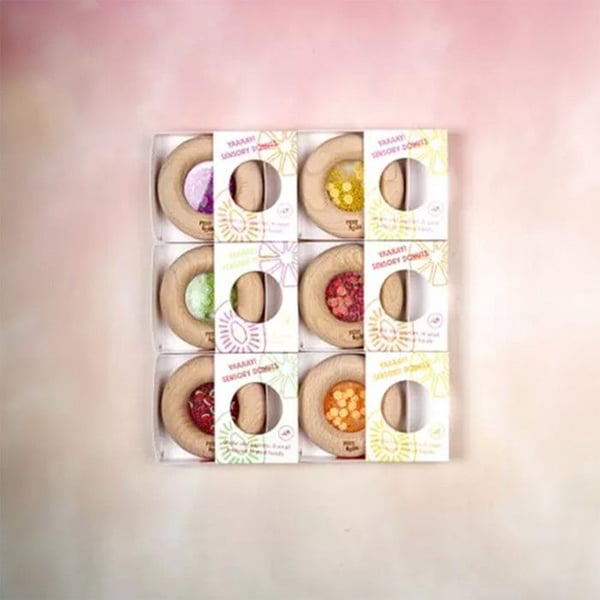 Sensorisk donut i trä - Citrusar