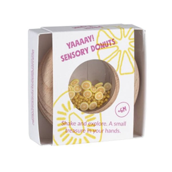 Sensorisk donut i trä - Citrusar