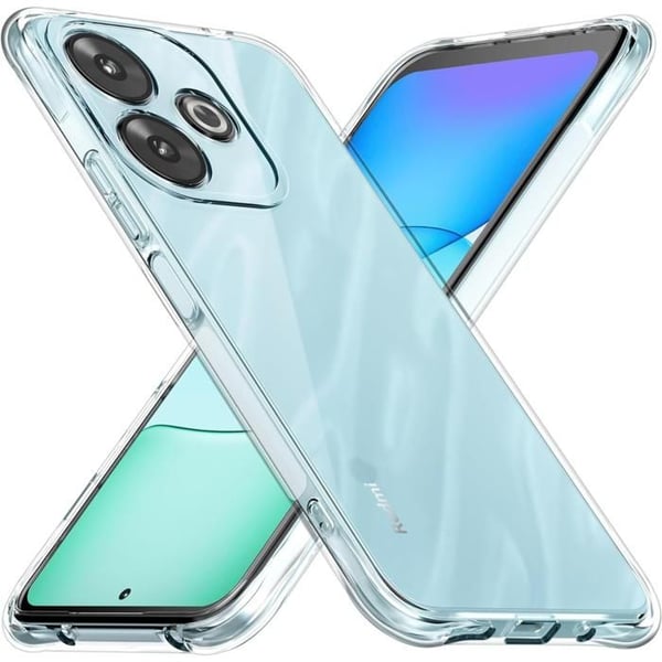 Skal - Phonillico® - Xiaomi Redmi 13 - Silikongel TPU - Mjukt skydd - Ultratunt Skal - Phonillico® - Xiaomi Redmi 13 - Silikongel TPU - Mjukt skydd - Ultratunt