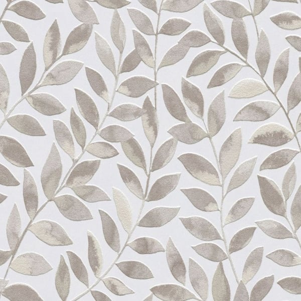 vinyl expanderat 10462-11 non-vävd tapet blommor floral 0.53 x 10.05 m Erismann Opus brun