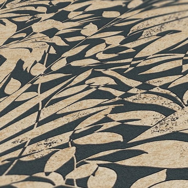 Tapet - A.S. CREATION - Stilens Kamp (The BOS) - Vit - Naturmotiv - Metallisk - Dschungel