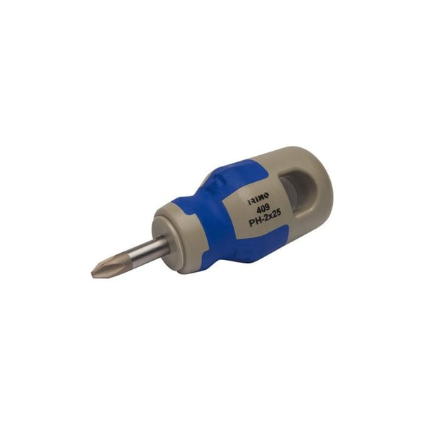 Tournevis Carrosseri, Ph-2, Handtag Bimaterial 25mm 409-2-25 Irimo
