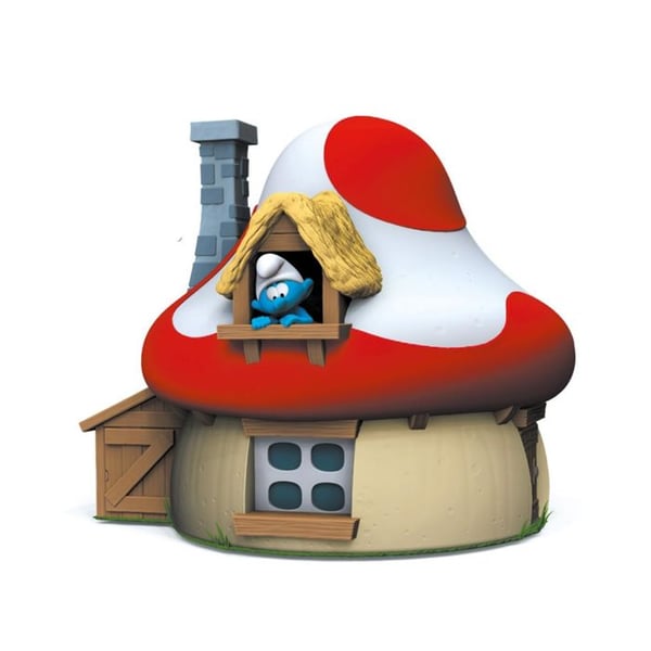 Tirelire - Plastoy - Hus Champignon - PVC - Röd - Mixad