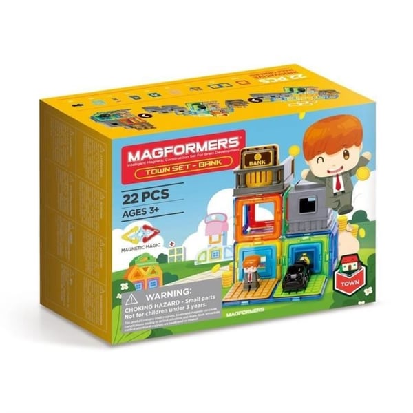 Byggset - Magformers - 3103 - 22 delar - Bankstil tillbehör - Flerfärgad Byggset - Magformers - 3103 - 22 delar - Bankstil tillbehör - Flerfärgad