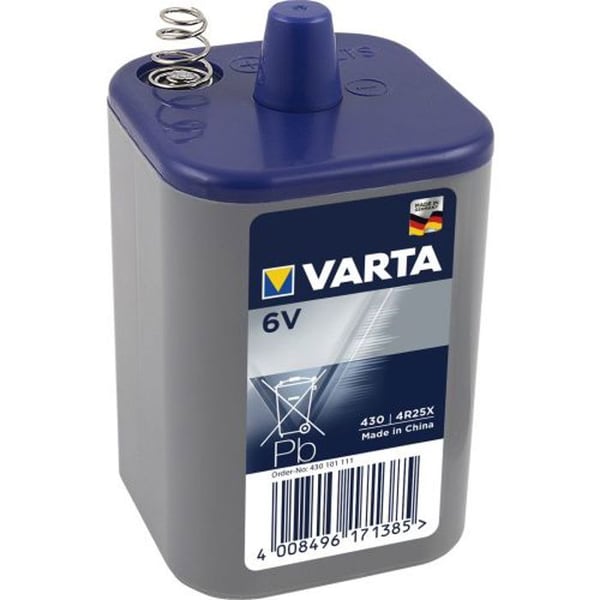 Batteri 430 Zink-klorid 4R25X Lykta Batteri 6 V - VARTA - 430101111 Batteri 430 Zink-klorid 4R25X Lykta Batteri 6 V - VARTA - 430101111