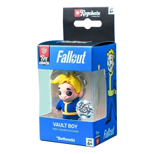 Nyckelring - GOOD LOOT - Fallout - Vault Boy - Svart - Unisex - Inspirerad av Fallout