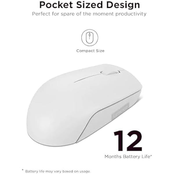 Lenovo Compact Wireless Mouse 300 | Molngrå