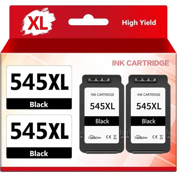 PG-545 XL PG 545XL Svart Ersättning bläckpatroner för Canon 545 545XL PG-545XL för Canon TS3350 MG2550 TS3150 MG2555S TS3450