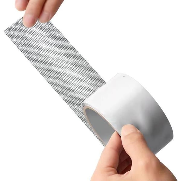 Fästeväska - HURRISE - Myggnät Reparationslapp - 2m - 50mm - Svart