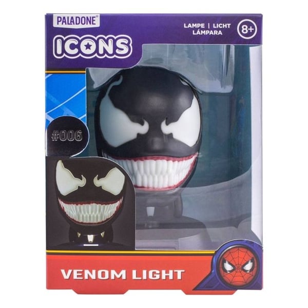 Lampe - PALADONE - Ikonljus Marvel Venom - Svart - Plast - Inomhus