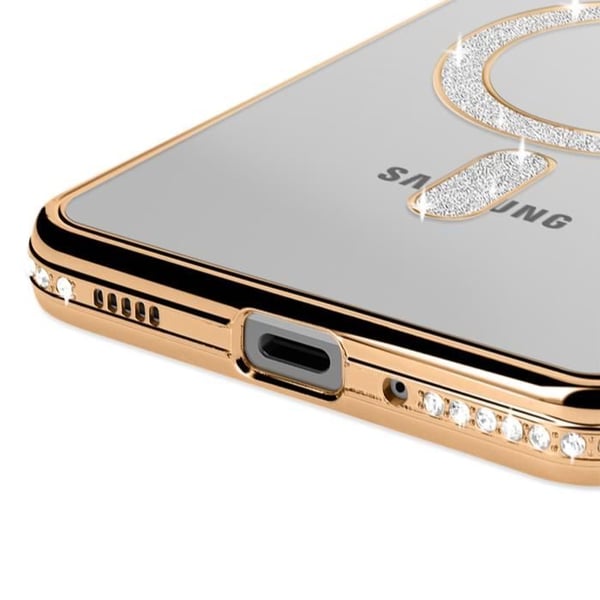Coque - Samsung - Galaxy A16 - Diamant - Strass Guld - Compatible MagSafe
