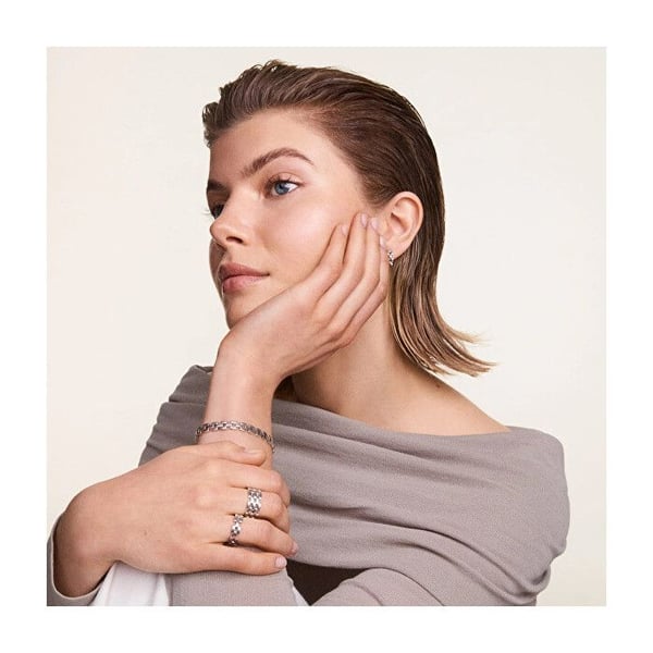 Bague i stål med 5 länkar DW0040103 - Omkrets: 58 mm