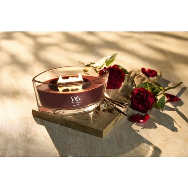 Stora ljus - Trä, Mörk glas - WoodWick - 2654087E