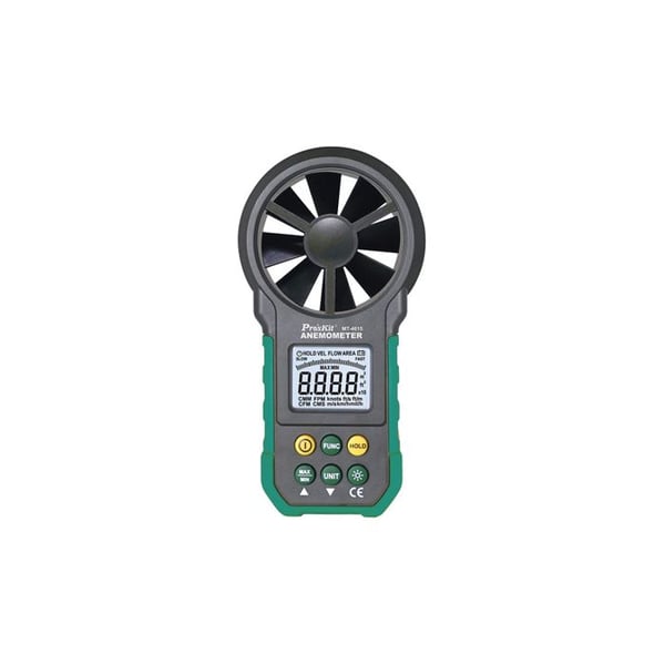 Digital anemometer för att mäta hastighet och volym av luft