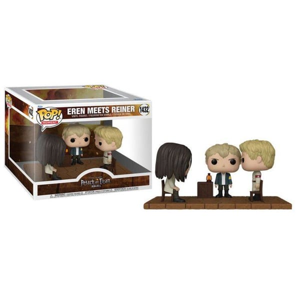Funko Pop! Moment: Attack on Titan Final Season - Eren möter Reiner- USED