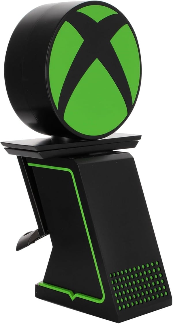 Figur av Xbox-ikonlogotyp - EXKLAUSIVT GAMING - Cable Guys - Stöd för hörlurar, smartphone eller liten tillbehör - 25 cm