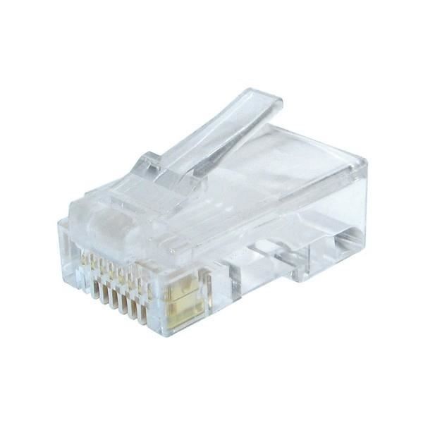 RJ45 stik kategori 6 UTP GEMBIRD LC-8P8C-002 - antal: 100 stk. RJ45 stik kategori 6 UTP GEMBIRD LC-8P8C-002 - antal: 100 stk.