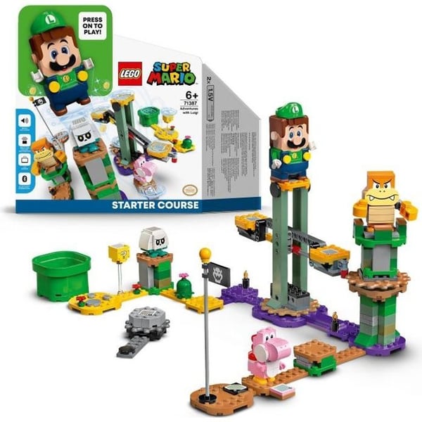 LEGO® 71387 Super Mario startpaket Luigis äventyr, interaktivt byggspel