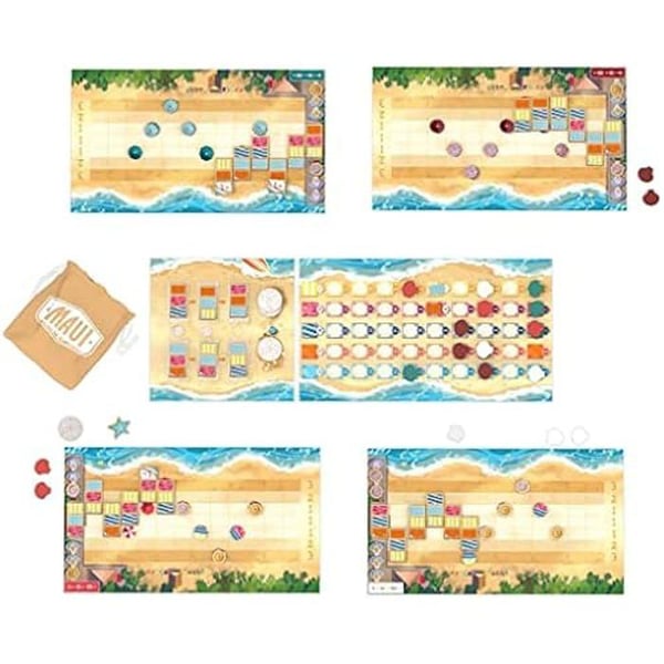 Brettspel - ASMODEE - MAUI - 2 till 4 spelare - Strategi - Samarbete