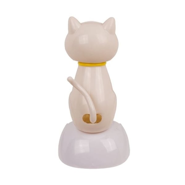 Chatfigur som gör huvudrörelser i solen
