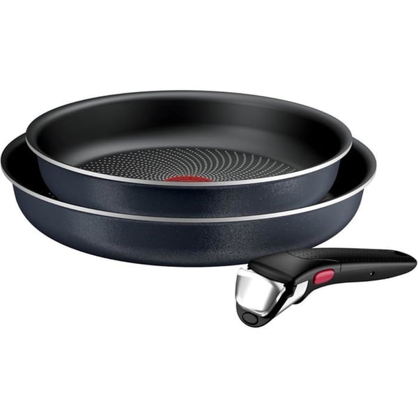 Tefal Ingenio Enjoy, Lot 3 delar, Lätta stekpannor, Light Tech-teknologi, Avtagbart handtag, Titanbeläggning med non-stick, L7239043