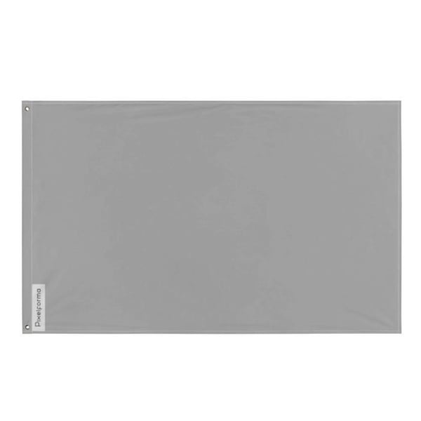 Grå Flagga – 96 x 144 cm – Hållbar Polyester – 2 Metallöglor – Inomhus / Utomhus – Pixelforma