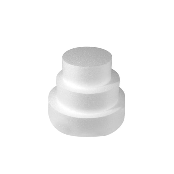 Rayher - Tårta av polystyren Ø 30 till 15 cm Hög 16 cm 4 p