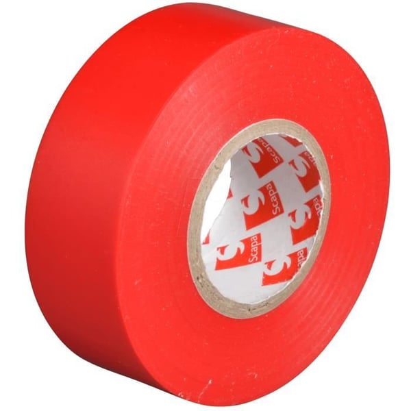 Isoleringstejp - ISOBAND - 25 m - Röd - VDE