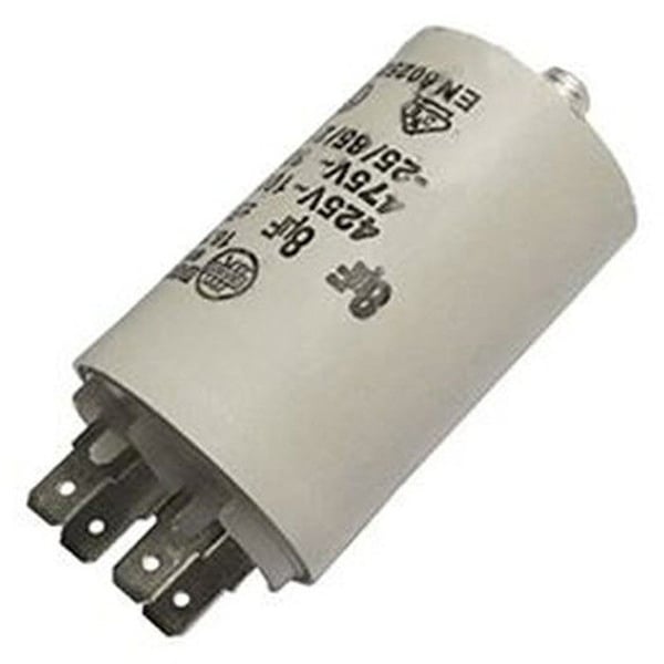 Permanent kondensator - CANDY - 8 Mf 475 V - Kompatibel med CURTISS, CANDY, BELLAVITA, FAR, VEDETTE