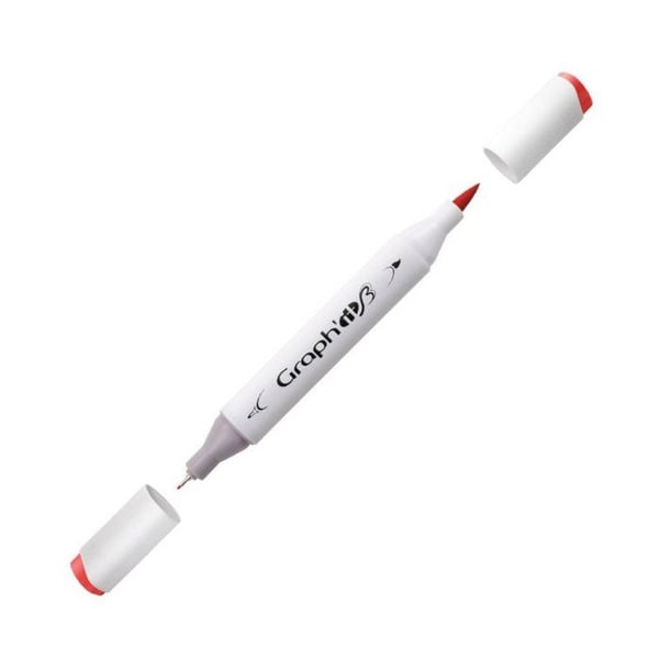 Graph'IT Brush Marker alkoholmarkör från Graph'IT - Graph'it färgkarta:5220 - Tomat