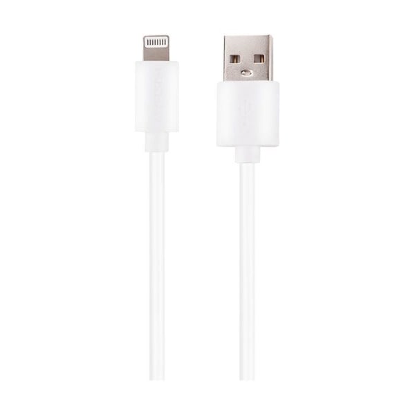 Lightning-kabel till USB - 1m - Laddning 10W - Snabb synkronisering - Vit