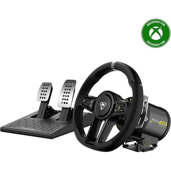 Racestyrning - TURTLE BEACH - VelocityOne Race KD3 - Tillämpad kraft - Aluminium Pedaler - USB Typ C