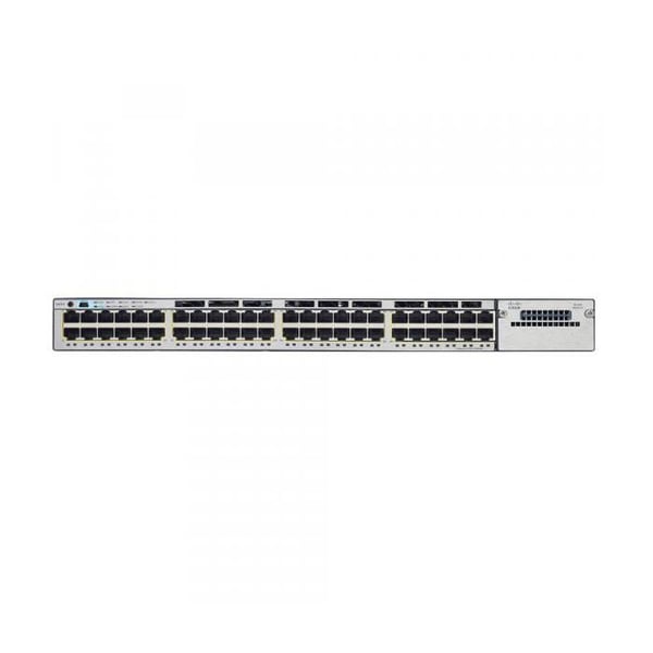 Cisco Catalyst WS-C3750X-48U-L, Managed, Gigabit Ethernet (10-100-1000), Ethernet-anslutning