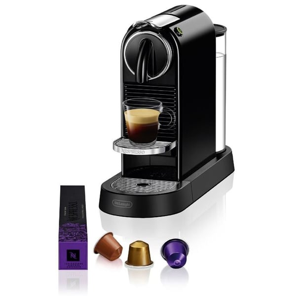 Kahviautomaatti - De'Longhi - Nespresso CitiZ EN 167.B - 19 bar - Musta - Yhteensopivat kapselit Kahviautomaatti - De'Longhi - Nespresso CitiZ EN 167.B - 19 bar - Musta - Yhteensopivat kapselit