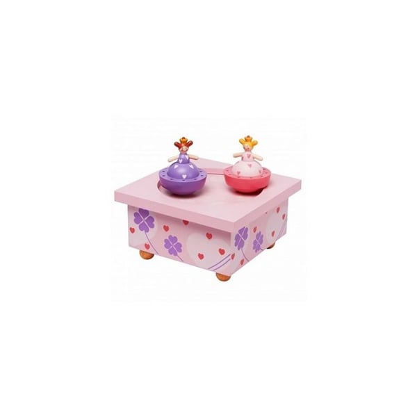 Princess and Frog speldosa i trä - BYXA - Rosa - Från 3 år - Blandat