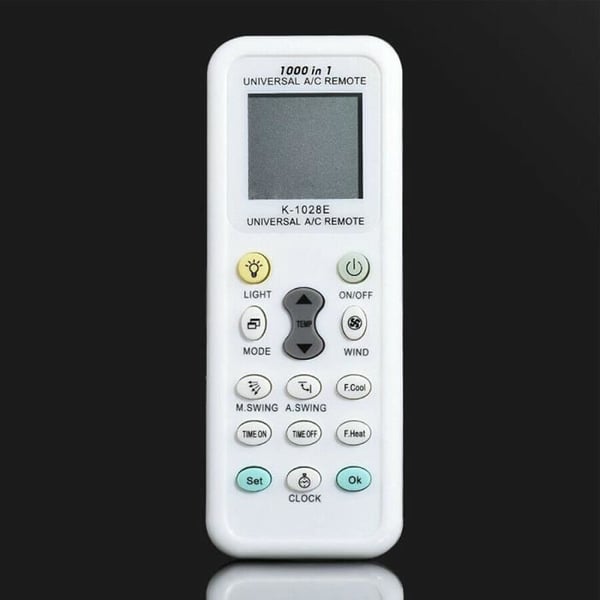 Universal fjernbetjening - CASEME - K-1028E - Kontrol af 1000+ mærker - Indbygget ur - Timer Universal fjernbetjening - CASEME - K-1028E - Kontrol af 1000+ mærker - Indbygget ur - Timer