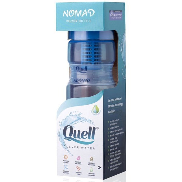 Filtreringsflaska - QUELL - Nomad - 0,7L - Blå - Ultra filtrering NC-D