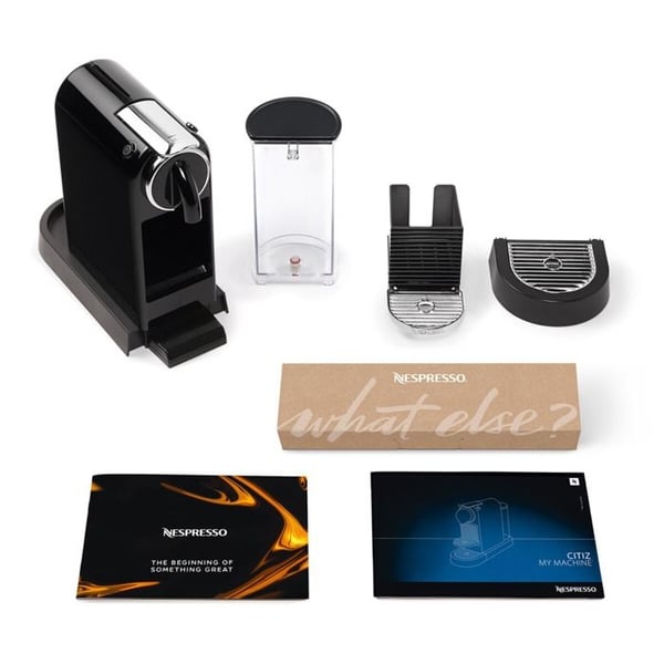 Kahviautomaatti - De'Longhi - Nespresso CitiZ EN 167.B - 19 bar - Musta - Yhteensopivat kapselit